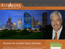 Tablet Screenshot of injuryattorney.com